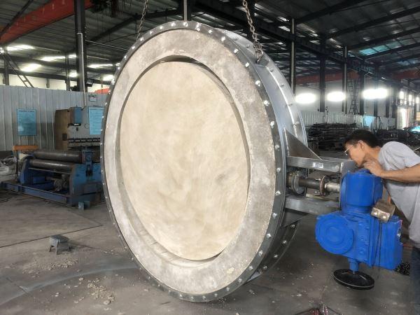 水泥廠高溫擋板門